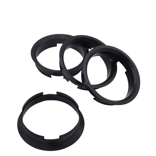 KONIKON 4X Zentrierringe 63,40 x 60,10 mm Schwarz Felgen Ringe Radnaben Zentrierring Adapterring Ring Felgenring Distanzring Made in Germany von KONIKON