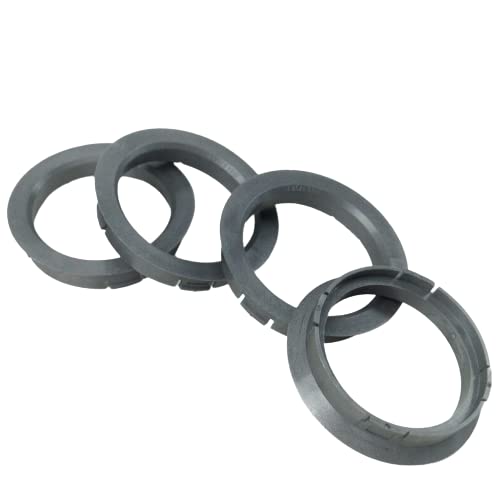 KONIKON 4X Zentrierringe 64,0 x 54,1 mm Silber Felgen Ringe Radnaben Zentrierring Adapterring Ring Felgenring Distanzring Made in Germany von KONIKON