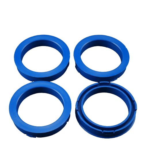 KONIKON 4X Zentrierringe 73,10 x 57,10 mm Blau Felgen Ringe Radnaben Zentrierring Adapterring Ring Felgenring Distanzring Made in Germany von KONIKON