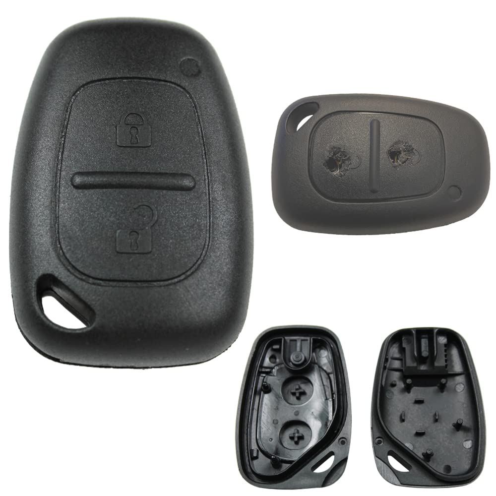 KONIKON Autoschlüsselgehäuse Autoschlüssel Schlüsselgehäuse Funkschlüssel 2 Tasten Gehäuse Funk Fernbedienung Remote Key shell case Neu passend für Renault Nissan Opel KONIKON Autoschlüsselgehäuse Autoschlüssel Schlüsselgehäuse Funkschlüssel 2 Tasten Gehäuse Funk Fernbedienung Remote Key shell case Neu passend für Renault Nissan Opel von KONIKON