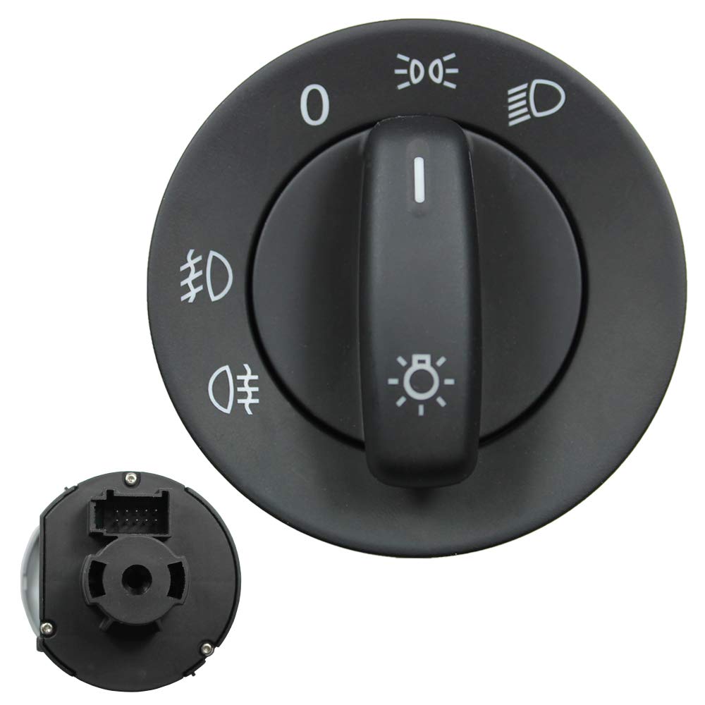Lichtschalter Hauptlichtschalter Nebelscheinwerfer 1K0941431Q 5ND941431A Schwarz NEU Lichtschalter Hauptlichtschalter Nebelscheinwerfer 1K0941431Q 5ND941431A Schwarz NEU von KONIKON