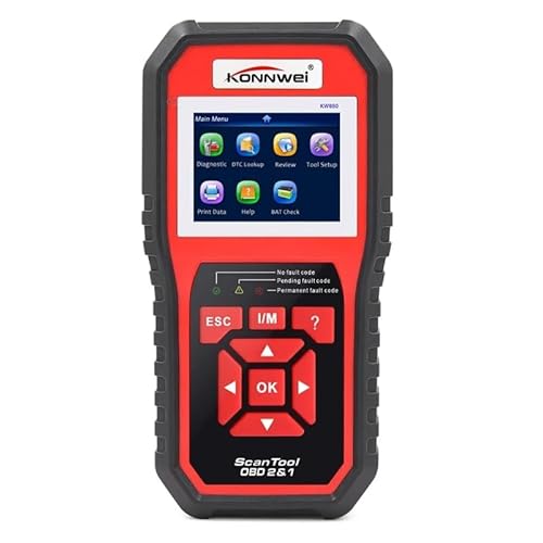 KONNWEI KW850 Auto OBD2-Diagnosegerät Tool, Autobatterietester, Motorfehlercodeleser, OBD Lesegerät, mit Vollständigen OBDII Funktionen, Autodiagnosegerät für für europäische OBDII Diagnose ab 1996 KONNWEI KW850 Auto OBD2-Diagnosegerät Tool, Autobatterietester, Motorfehlercodeleser, OBD Lesegerät, mit Vollständigen OBDII Funktionen, Autodiagnosegerät für für europäische OBDII Diagnose ab 1996 von KONNWEI