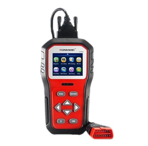 KONNWEI KW860 OBD2 Scanner Diagnose-Scan-Werkzeug, ABS/SRS/Getriebecodeleser, Motorprüfgerät, Batterietester, Echtzeitdaten, Fehlerdiagnose, geeignet für die meisten Automodelle, lebenslanges Update KONNWEI KW860 OBD2 Scanner Diagnose-Scan-Werkzeug, ABS/SRS/Getriebecodeleser, Motorprüfgerät, Batterietester, Echtzeitdaten, Fehlerdiagnose, geeignet für die meisten Automodelle, lebenslanges Update von KONNWEI