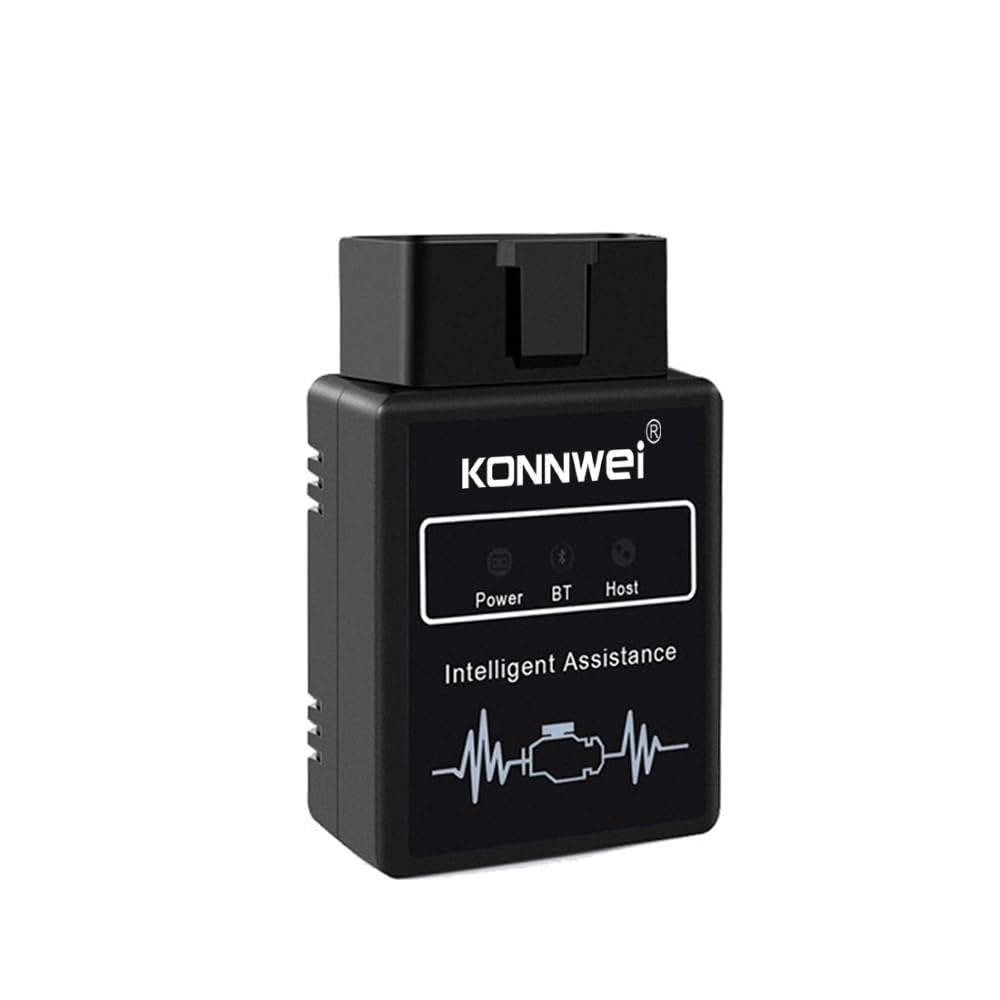 KONNWEI KW912 OBD2 Bluetooth Car Diagnosegerät Tool,für Android - Unterstützt 12V Benziner/Diesel Fahrzeuge ab 1996 - Lese/Lösch Fehlercodes, Lesegerät mit vollständigen OBD2-Systemen KONNWEI KW912 OBD2 Bluetooth Car Diagnosegerät Tool,für Android - Unterstützt 12V Benziner/Diesel Fahrzeuge ab 1996 - Lese/Lösch Fehlercodes, Lesegerät mit vollständigen OBD2-Systemen von KONNWEI