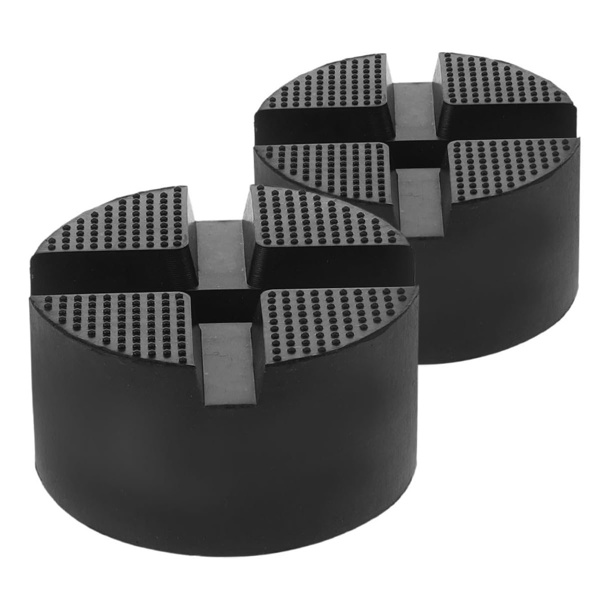 KONTONTY 2 Stück Gummiauflage des Wagenhebers universelle Gummiunterlage für Wagenheber Bodenheberauflage Klinkenpad-Adapter Jack-Pads Wagenheberauflage Buchsenblock Black KONTONTY 2 Stück Gummiauflage des Wagenhebers universelle Gummiunterlage für Wagenheber Bodenheberauflage Klinkenpad-Adapter Jack-Pads Wagenheberauflage Buchsenblock Black von KONTONTY