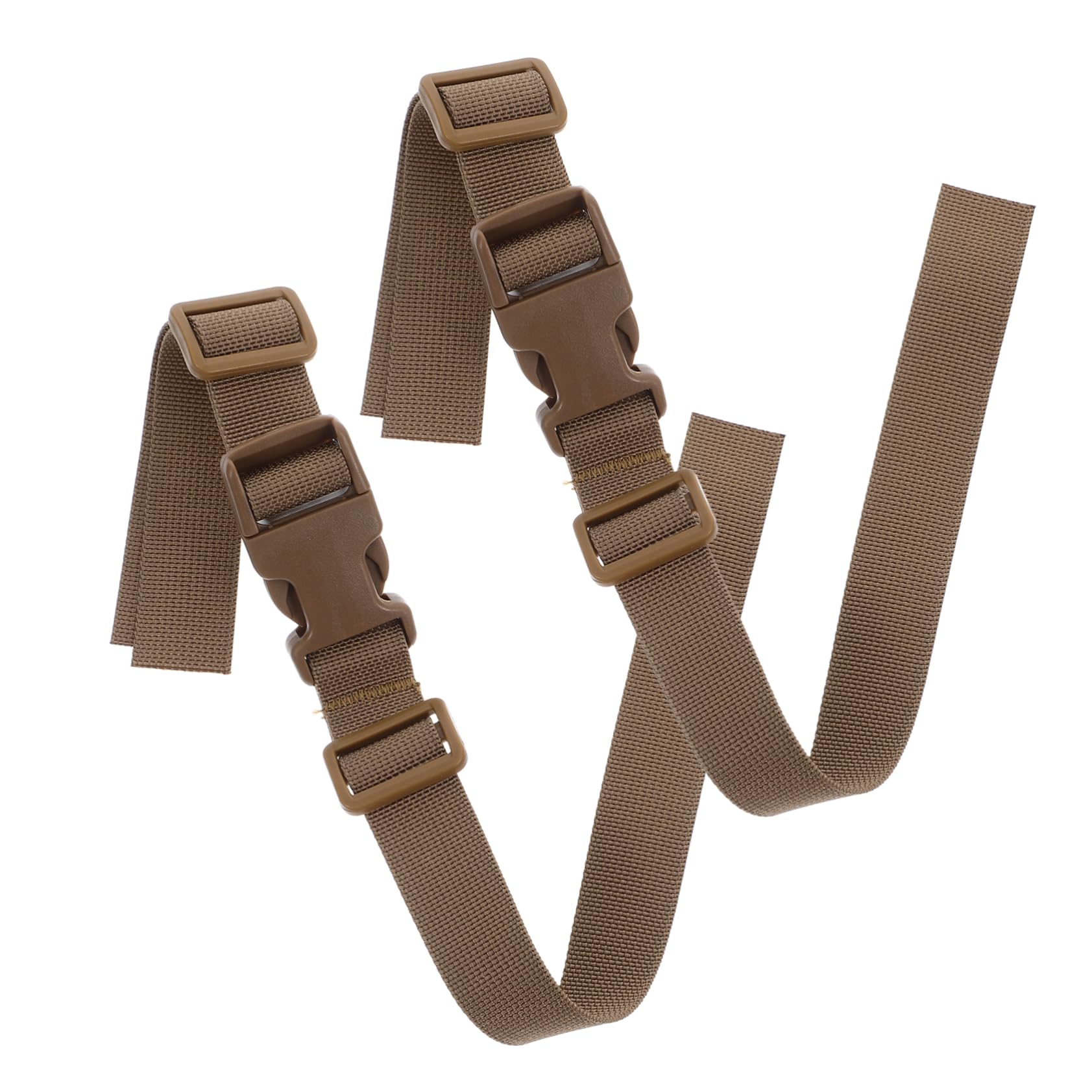 KONTONTY 2 Stück Verstellbare Rucksackgurte Gepäckband Rucksackriemen tauschen Riemen mit Schnallen Koffergurt Ersatz für Rucksackclips Gepäckgurte Campinggurte Nylon Khaki KONTONTY 2 Stück Verstellbare Rucksackgurte Gepäckband Rucksackriemen tauschen Riemen mit Schnallen Koffergurt Ersatz für Rucksackclips Gepäckgurte Campinggurte Nylon Khaki von KONTONTY