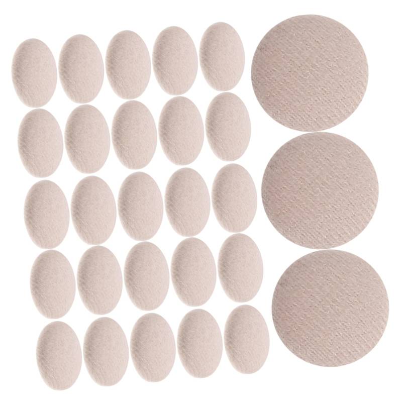 KONTONTY 30 Stück Dachhimmel Reparatursatz Decke Fix Befestigungsknöpfe Für Den Autodachstoff Abdeckung Trimmen Knopfsatz Für Den Innenhimmel Clips Vinyl Liner Beige Flanell von KONTONTY