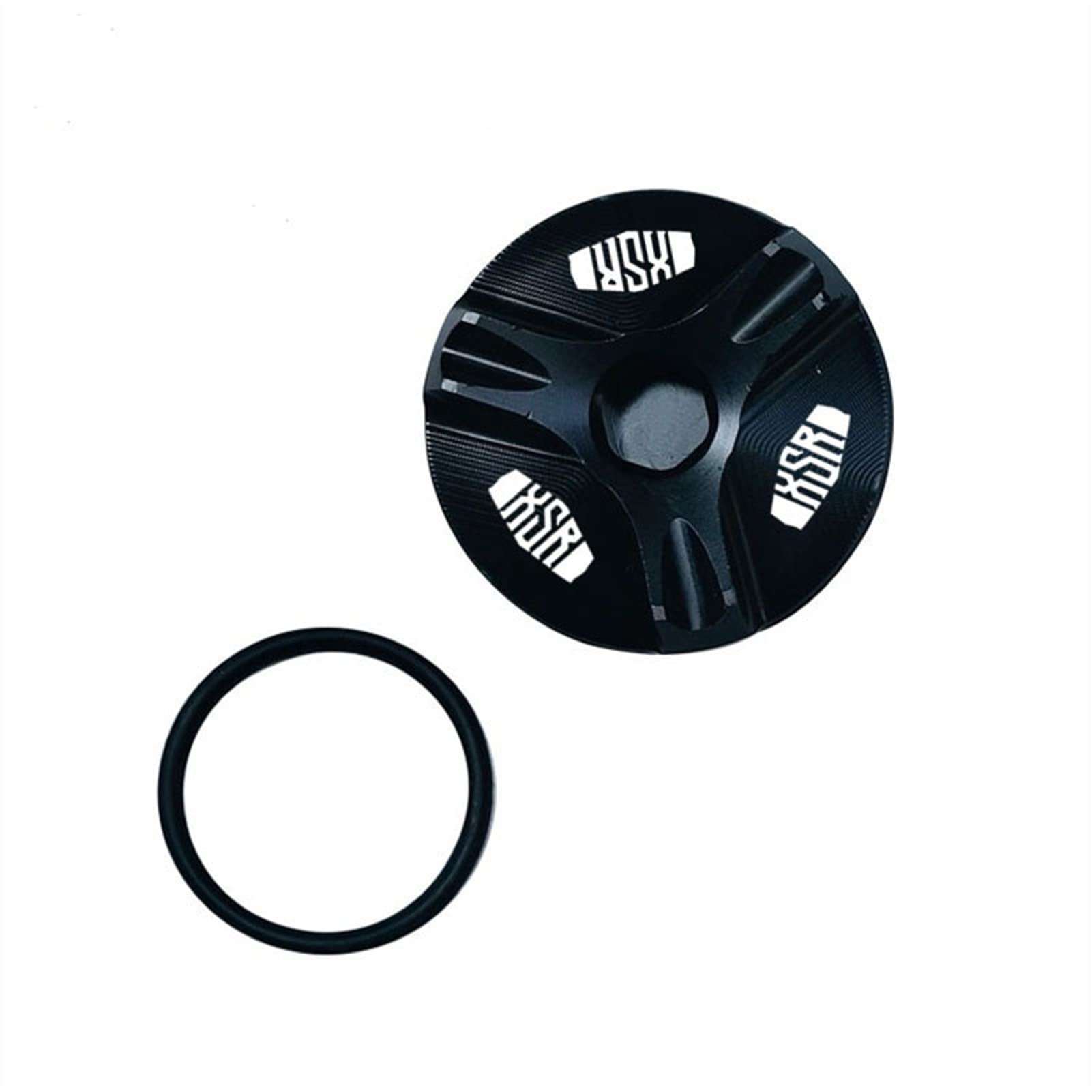 KOPHENIX Motorrad-Zubehör-Öl-Füllstoff-Kappen-Stecker-Sump Nut-Tasse-Abdeckung Fit for Yamaha XSR700 XSR900 XSR 700 900 (Color : Black) von KOPHENIX