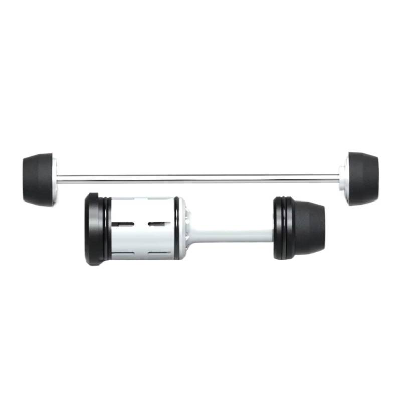 KOPQTEC Anti Crash Rahmen Sliders Für R NineT Für Urban Für GS-Edition 40 Jahre GS 2021 2022 2023 Motorrad Vorderrad Hinterrad Achse Gabel Sliders Crash Protector Geräte Zubehör(Front and Rear) von KOPQTEC