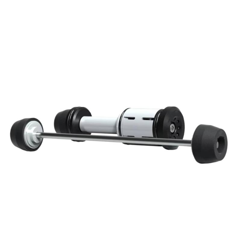 KOPQTEC Anti Crash Rahmen Sliders Für R1250GS Für Abenteuer - Edition 40 Jahre GS 2021 2022 2023 Motorrad Vorne Hinterachse Gabel Crash Sliders Radschutz(Front and Rear) von KOPQTEC