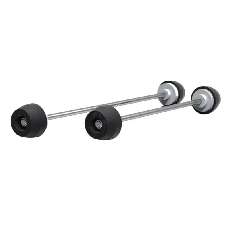 KOPQTEC Anti Crash Rahmen Sliders Für ZX-10R Leistung 2019 2020 Für ZX-10RR Leistung 2018 2019 2020 Motorrad Vordere Hinterachse Gabel Crash Sliders Rad Schutz(Front and Rear) von KOPQTEC