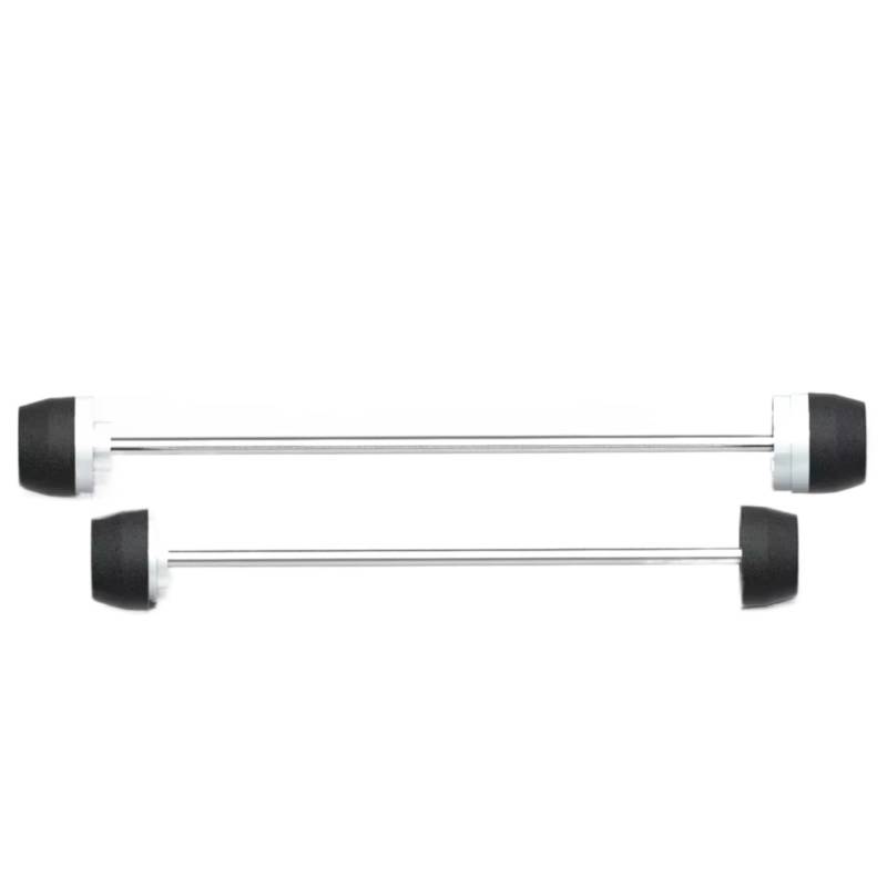 KOPQTEC Anti Crash Rahmen Sliders Kompatibel Mit Ducati Für Multistrada V2 S 2022 2023 Motorrad-Vorderrad-Hinterrad-Achsen-Gabel-Crash-Slider-Schutzgeräte-Zubehör(Front and Rear) von KOPQTEC