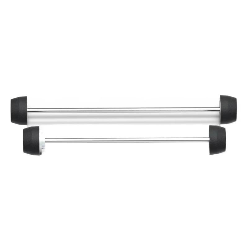 KOPQTEC Anti Crash Rahmen Sliders Kompatibel Mit Ducati Für Scrambler 1100 Für Tribute Pro 2022 2023 Motorrad-Vorderrad-Hinterrad-Gabelschieber-Achsen-Crash-Fallschutz(Front and Rear) von KOPQTEC