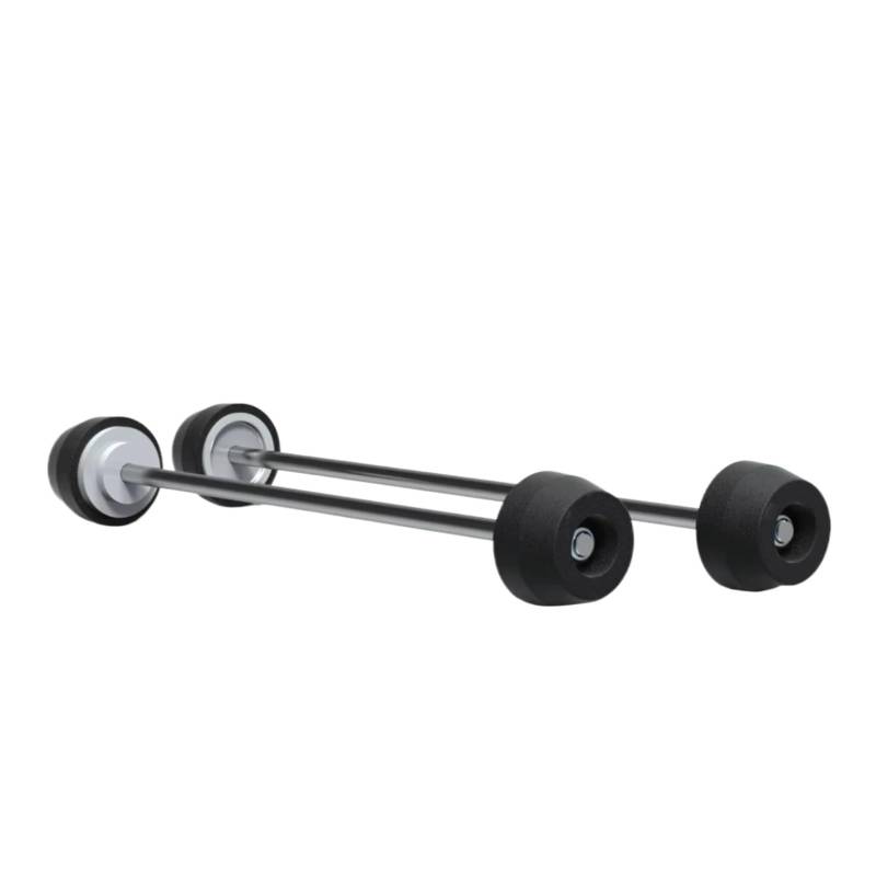 KOPQTEC Anti Crash Rahmen Sliders Kompatibel Mit Ducati Für Scrambler 1100 Pro 2020 2021 2022 2023 Motorrad-Vorderrad-Hinterrad-Gabelschieber-Achsen-Crash-Fallschutz(Front and Rear) von KOPQTEC