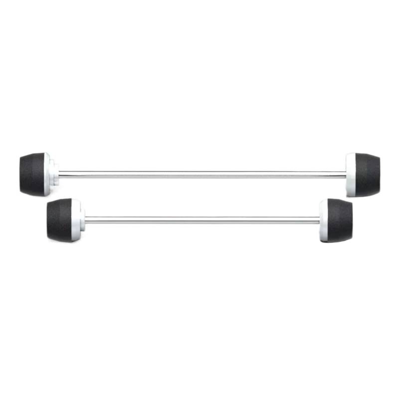 KOPQTEC Anti Crash Rahmen Sliders Kompatibel Mit Suzuki Für V-Strom 1050 1050XT 2020 2021 2022 2023 Motorrad Vorderrad Hinterrad Achse Gabel Crash Slider Schutz Zubehör(Front and Rear) von KOPQTEC