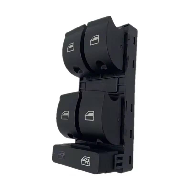 KOPQTEC Elektrischer Fensterschalter Kompatibel Mit Für RS4 2006 2007 2008 Power Fensterheber Control Schalter Taste Auto Zubehör 8ED959851D 8E0959851 8E0959851B von KOPQTEC