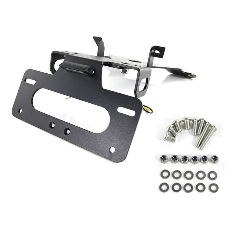 KOPQTEC Motorrad Kennzeichenhalter Für CB1000R 2018 2019 2020 2021 2022 2023 2024 Motorrad-hinteres Kennzeichen-Heckrahmenhalter-Halterung Fender Eliminate Kit(Without Reflector) von KOPQTEC