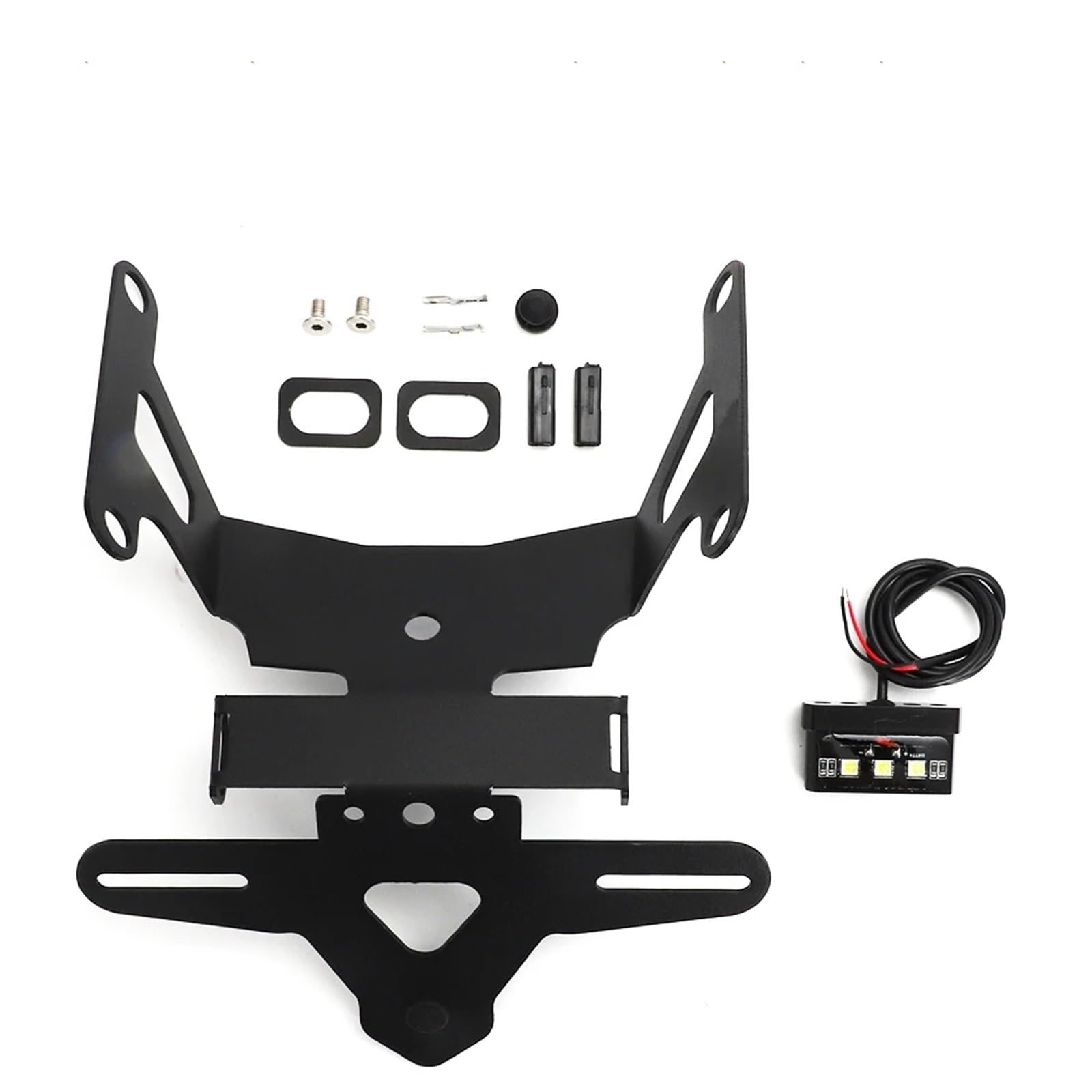 KOPQTEC Motorrad Kennzeichenhalter Für CB650R Für CBR650R 2019 2020 2021 2022 2023 Motorrad-Kennzeichenhalterung Nummernregistrierungshalter Rücklichthalterung Zubehör(2021-2023) von KOPQTEC