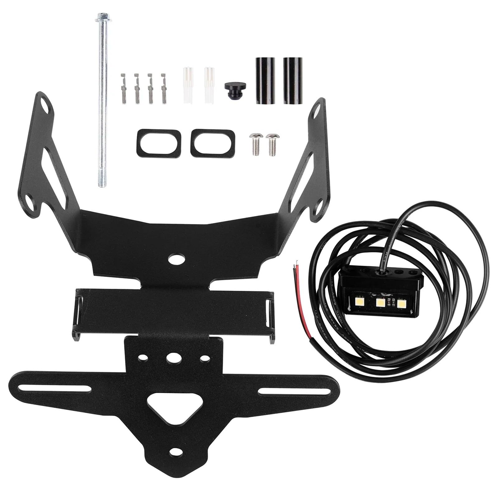 KOPQTEC Motorrad Kennzeichenhalter Für CBR650 2019-2020 Für CB650R 2019-2023 Für CBR650R 2021-2023 Motorrad-Kennzeichenhalter Rücklichthalterung Ordentliche Kotflügelbeseitigungskits(2021-2023) von KOPQTEC