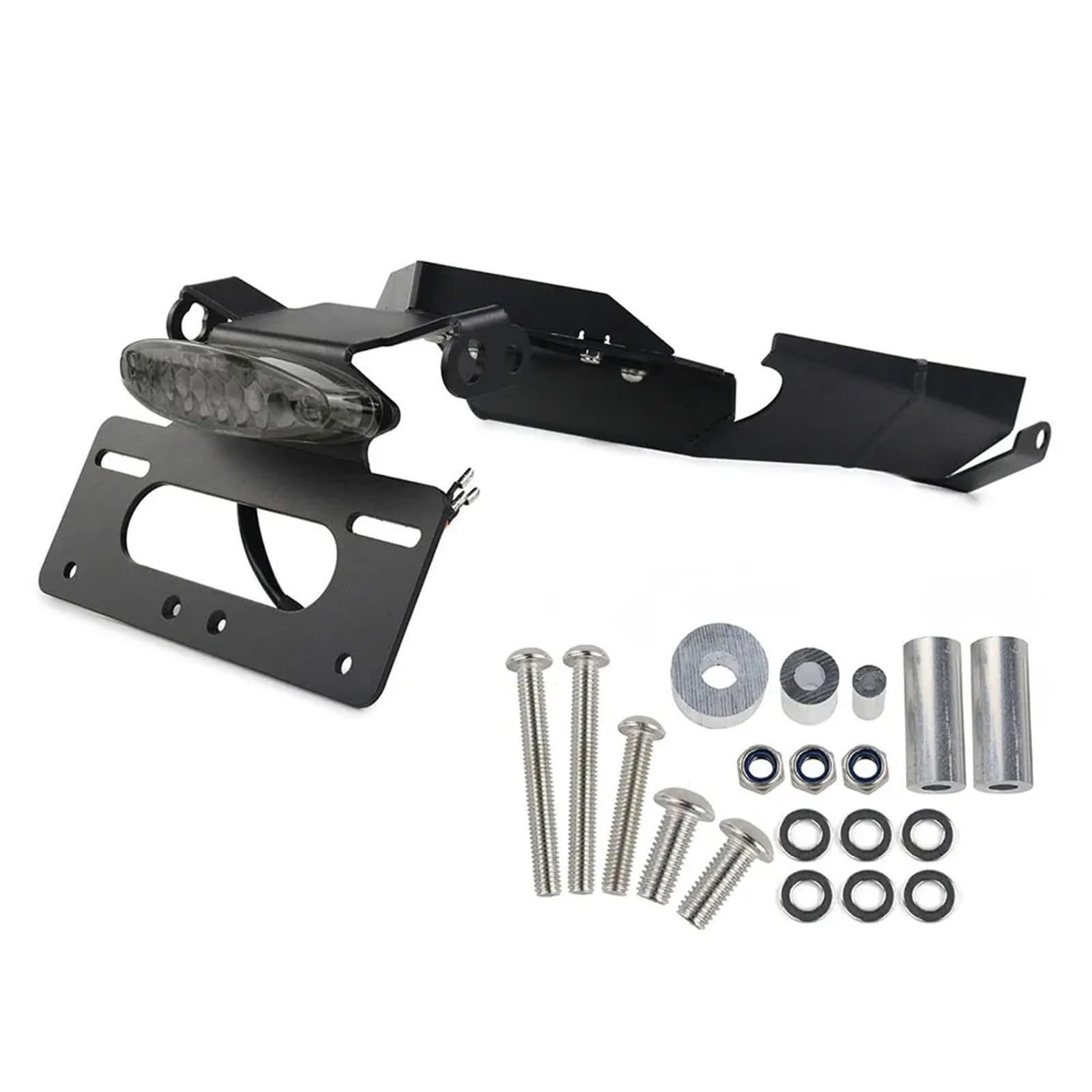 KOPQTEC Motorrad Kennzeichenhalter Für F900R Für F900XR 2020 2021 2022 2023 2024 Motorrad-Kennzeichenhalterhalterung Heck-Fender-Eliminierungskit(Smoke) von KOPQTEC
