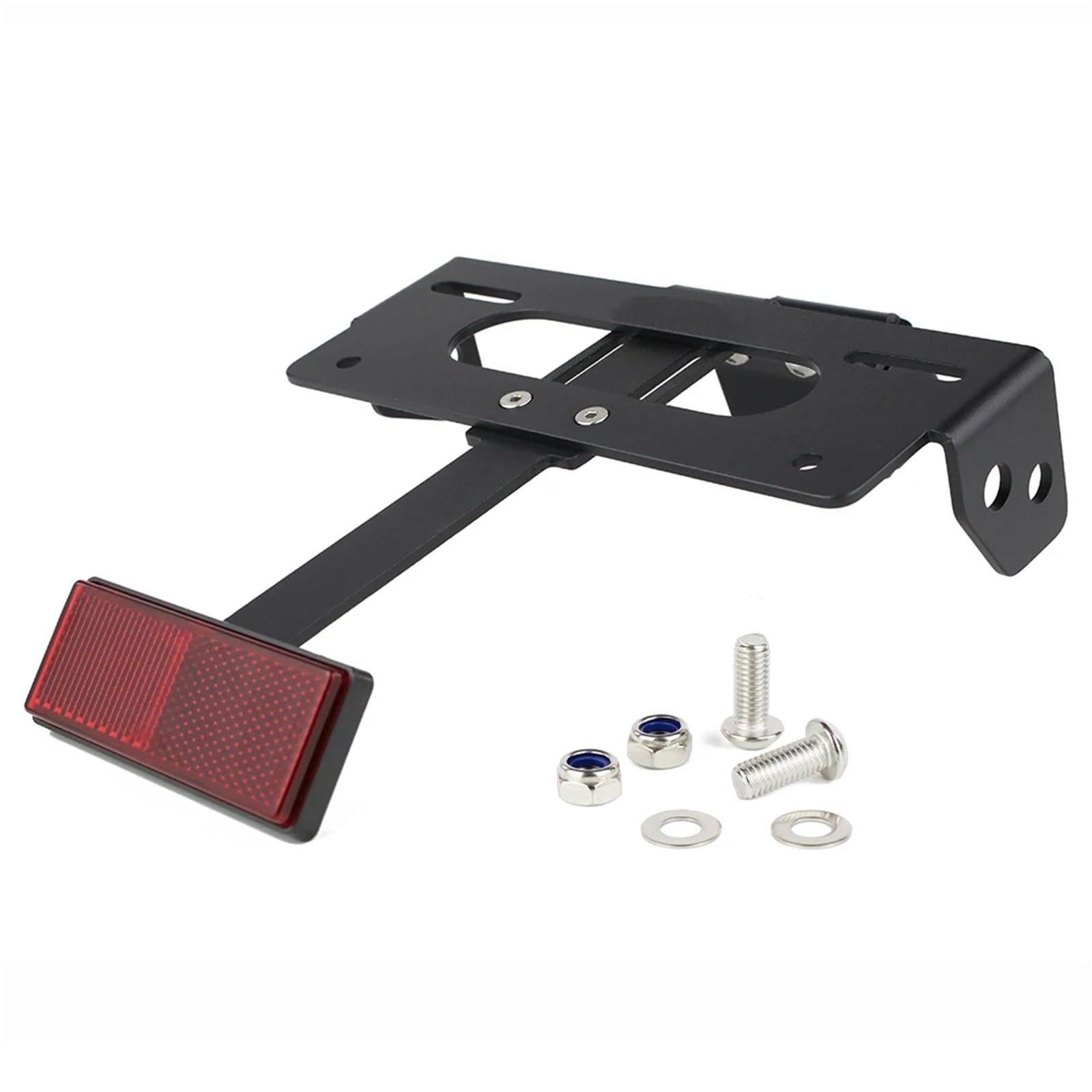 KOPQTEC Motorrad Kennzeichenhalter Für Navi 2022 2023 2024 Motorrad-Kennzeichenhalterhalterung Heckfender Eliminate Ersatzkit(with Tail Reflector) von KOPQTEC