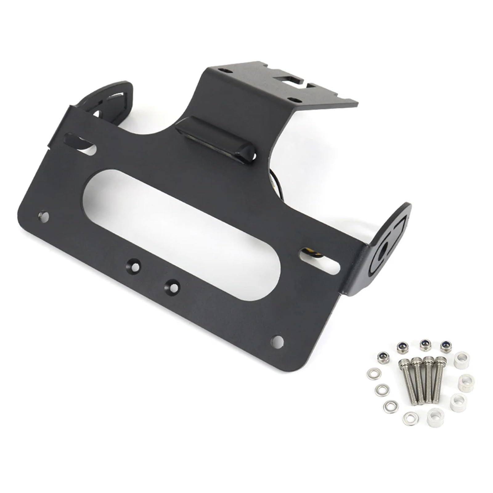 KOPQTEC Motorrad Kennzeichenhalter Für Ninja Für H2 Für H2R 2015-2024 Motorrad-Kotflügel-Entfernungskit Hinten Ordentlich Kennzeichenhalter Halterung(Without Reflector) von KOPQTEC