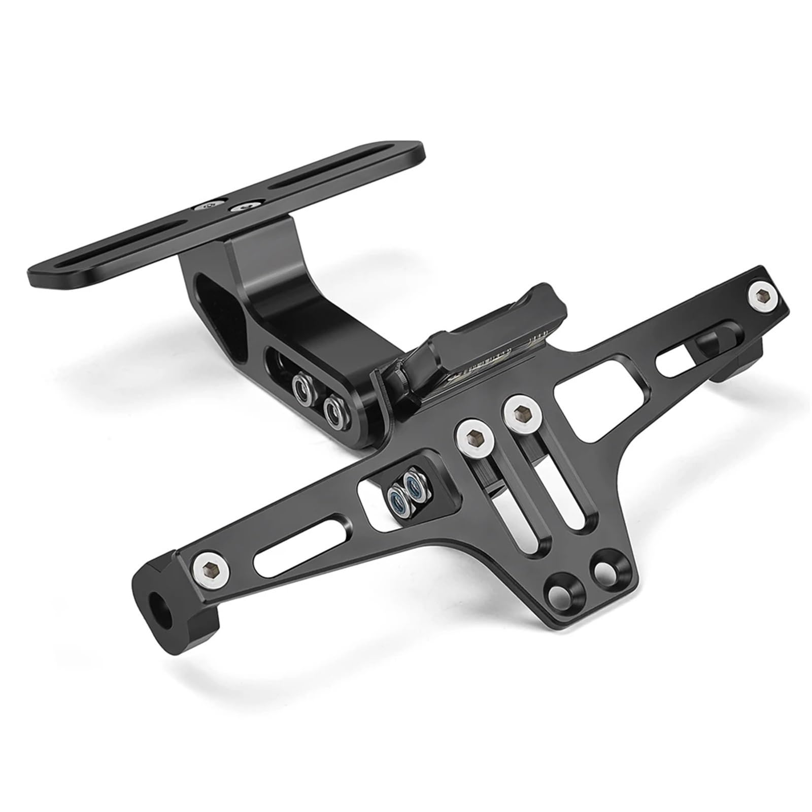 KOPQTEC Motorrad Kennzeichenhalter Für R1200GS Für F800GS Für F700GS Motorrad-Kennzeichenhalter-Halterung, Eingestellter Winkel, Hintere Kennzeichenhalterung(No Turn Light) von KOPQTEC
