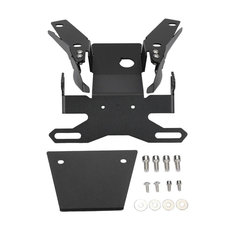 KOPQTEC Motorrad Kennzeichenhalter Für X-ADV750 2021-2022 Motorrad-Kennzeichenhalter Teile Heck Ordentlich Kotflügel Kurze Kennzeichenhalter Hintere Halterung Montieren von KOPQTEC