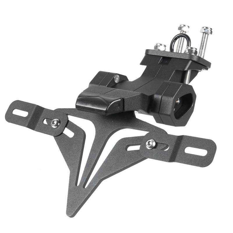 KOPQTEC Motorrad Kennzeichenhalter Für ZX25R 2020-2024 Für ZX4R Für ZX4RR Für SE 2023-2024 Motorrad-Kennzeichenhalter Fender Eliminieren Registrierung Halterung(A) von KOPQTEC