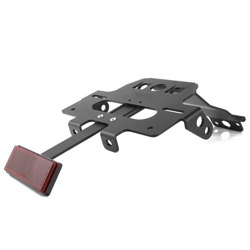 KOPQTEC Motorrad Kennzeichenhalter Kompatibel Mit BSA Für Goldstar 2023–2024 Motorrad-Aluminium-Kennzeichenhalter Halterung Heckfender-Entfernungssatz(with Reflector) von KOPQTEC