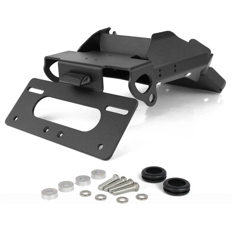 KOPQTEC Motorrad Kennzeichenhalter Kompatibel Mit Ducati Für Multistrada Für V4 Für V4S 2021 2022 2023 2024 Motorrad-Heckfender-Entfernungssatz Kennzeichenhalterhalterung.(Without Reflector) von KOPQTEC