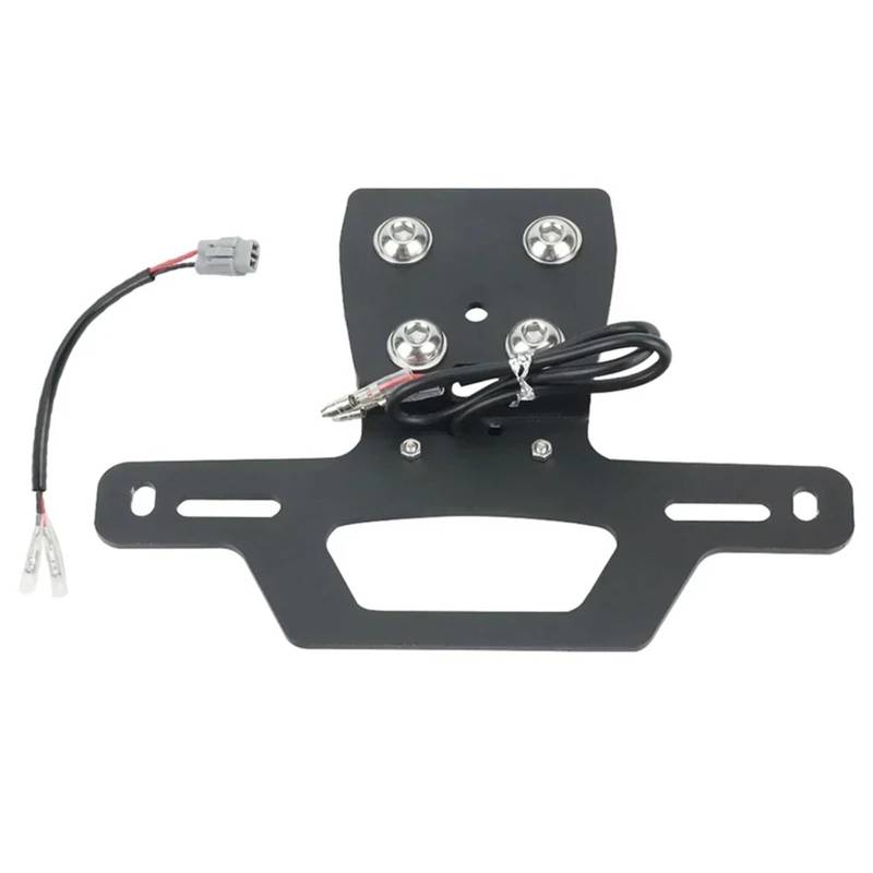KOPQTEC Motorrad Kennzeichenhalter Kompatibel Mit Für Ninja Für ZX4R Für ZX4RR 2023 2024 Für ZX25R 2020-2024 Motorrad-Kennzeichenhalter, Unsichtbare Kotflügelhalterung(B.Hidden) von KOPQTEC