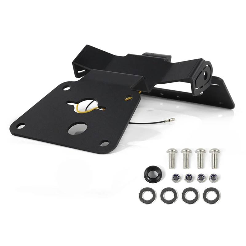 KOPQTEC Motorrad Kennzeichenhalter Kompatibel Mit Für Z900RS 2018-2024 Motorrad-Kennzeichenhalterhalterung Tail Tidy Fender Eliminate-Ersatzkit von KOPQTEC