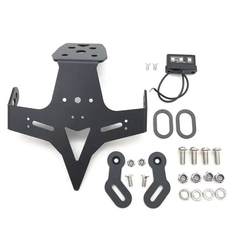 KOPQTEC Motorrad Kennzeichenhalter Kompatibel Mit Ninja Für ZX-25R 2020 2021 Motorrad-Heck-Ordnungs-Kotflügel, Beseitigt Registrierung Mit Leichtem Kennzeichenhalter-Ersatzkit von KOPQTEC