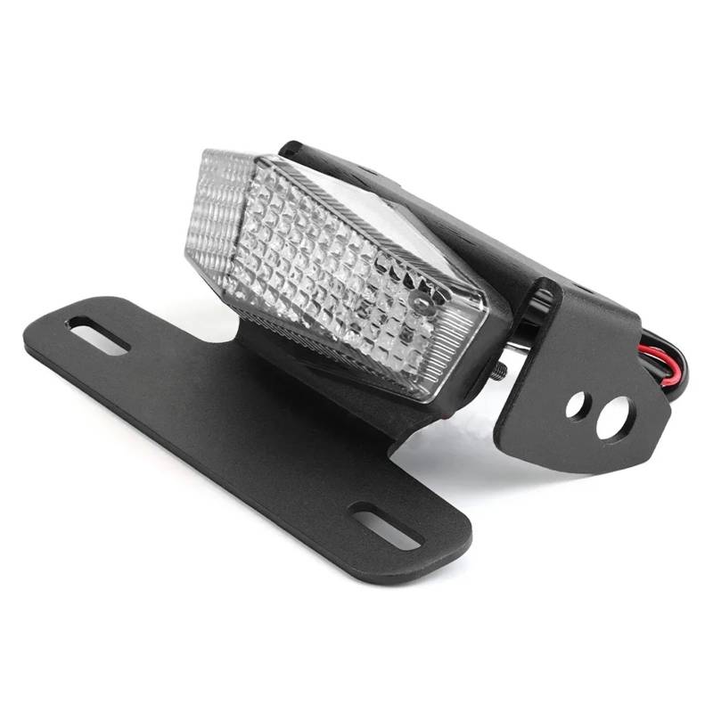 KOPQTEC Motorrad Kennzeichenhalter Kompatibel Mit Suzuki Für DRZ400E 2008–2024 Für DRZ400S 2000–2024 Für DRZ400SM 2005–2024 Motorrad-Hinterrad-Kennzeichenhalterrahmen(Clear) von KOPQTEC