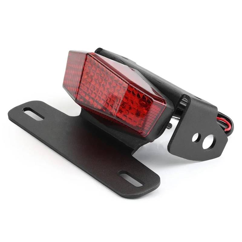 KOPQTEC Motorrad Kennzeichenhalter Kompatibel Mit Suzuki Für DRZ400E 2008–2024 Für DRZ400S 2000–2024 Für DRZ400SM 2005–2024 Motorrad-Hinterrad-Kennzeichenhalterrahmen(Red) von KOPQTEC