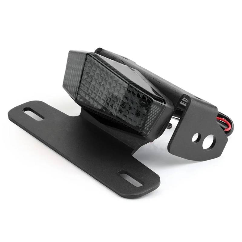 KOPQTEC Motorrad Kennzeichenhalter Kompatibel Mit Suzuki Für DRZ400E 2008–2024 Für DRZ400S 2000–2024 Für DRZ400SM 2005–2024 Motorrad-Hinterrad-Kennzeichenhalterrahmen(Smoke) von KOPQTEC