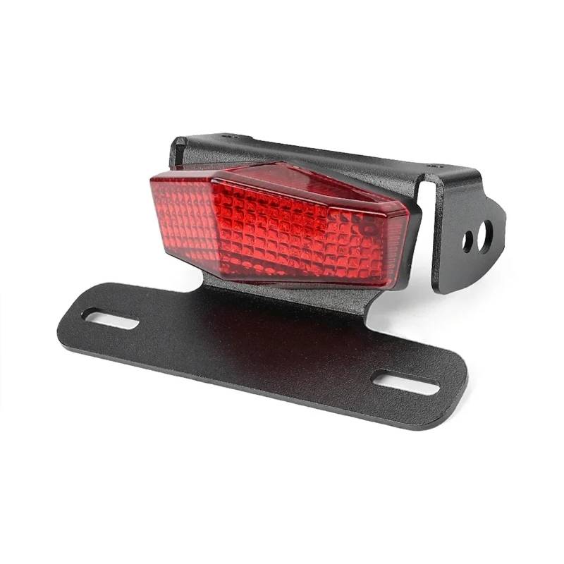 KOPQTEC Motorrad Kennzeichenhalter Kompatibel Mit Suzuki Für DRZ400E 2008-2024 Für DRZ400S 2000-2024 Für DRZ400SM 2005-2024 Motorrad-Rücklicht-Kennzeichenhalter(Red) von KOPQTEC