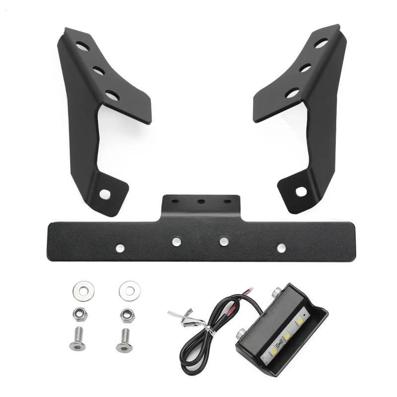 KOPQTEC Motorrad Kennzeichenhalter Kompatibel Mit Suzuki Für GSX-R1000 2009–2016 Kennzeichenhalter Heckklappe Kotflügel Entfernen Mit Leichtem Motorradzubehör von KOPQTEC