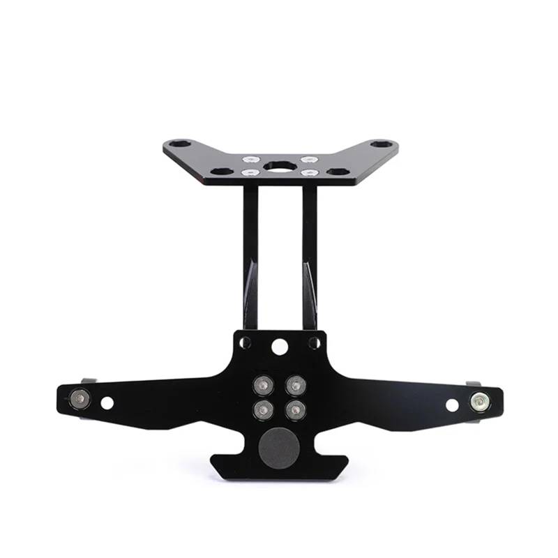KOPQTEC Motorrad Kennzeichenhalter Kompatibel Mit Suzuki Für GSX250R Für GSX250 Motorrad Modifizierter Hinterer Kennzeichenhalterrahmen Mit Klappbarem Und Verstellbarem Heck(Black) von KOPQTEC