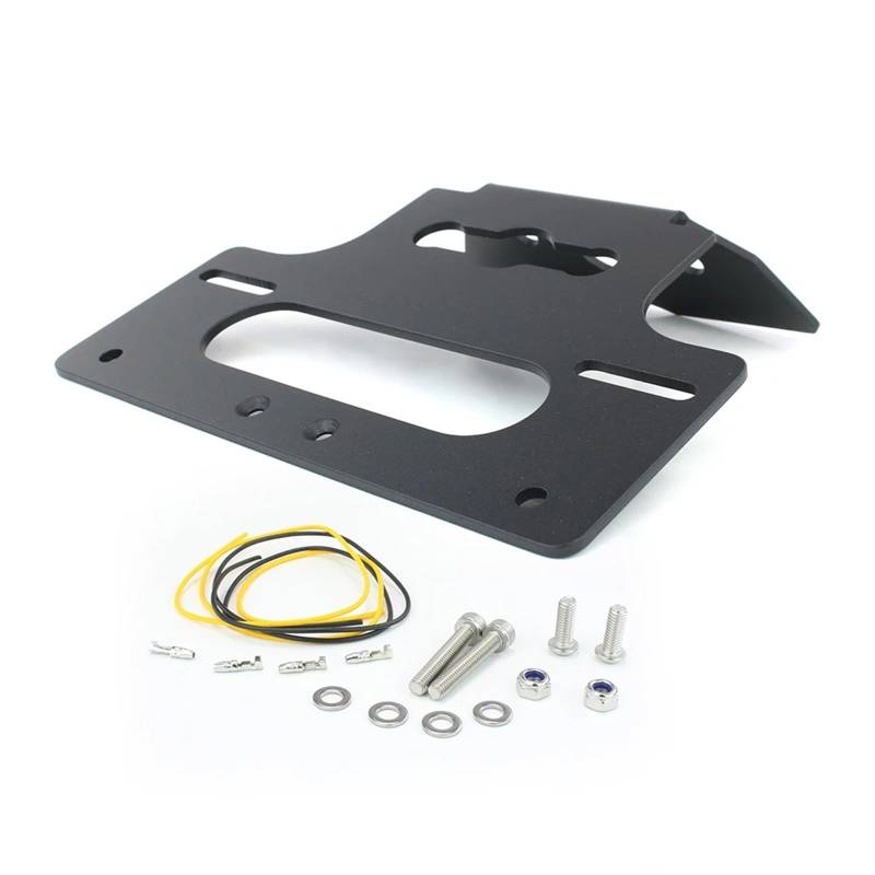 KOPQTEC Motorrad Kennzeichenhalter Kompatibel Mit Suzuki Für GSXR600 Für GSXR750 2011-2024 Motorrad Heckfender Kennzeichenhalter Halterung Fender Eliminieren(Without Reflector) von KOPQTEC