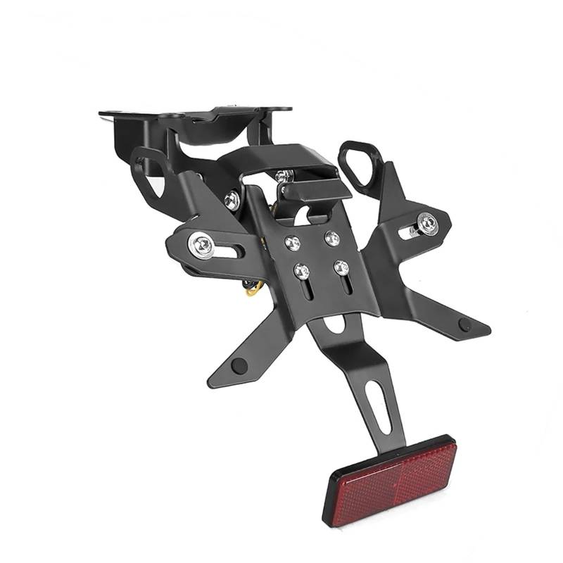 KOPQTEC Motorrad Kennzeichenhalter Kompatibel Mit XSR900 2022-2024 Motorrad-Hinterrad-Kurze-Heck-Kennzeichenhalter-Reitstockhalterung-Ersatzkit von KOPQTEC