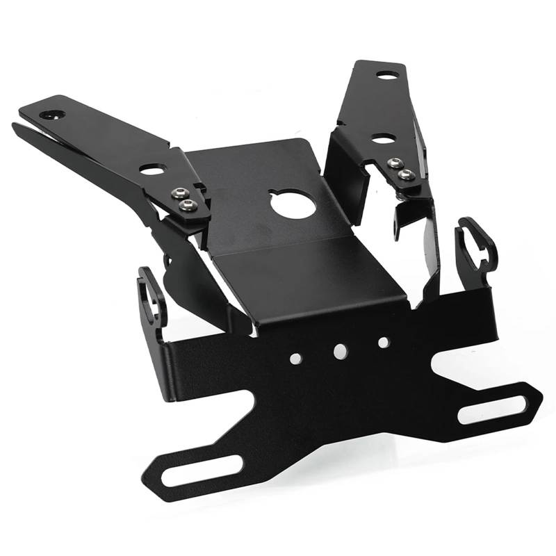 KOPQTEC Motorrad Kennzeichenhalter Kompatibel Mit Xadv Für 750 2021 2022 2023 2024 Motorrad-Kennzeichenhalterhalterung Heckkotflügel Für Eliminator-Kit(Black NO Light a) von KOPQTEC