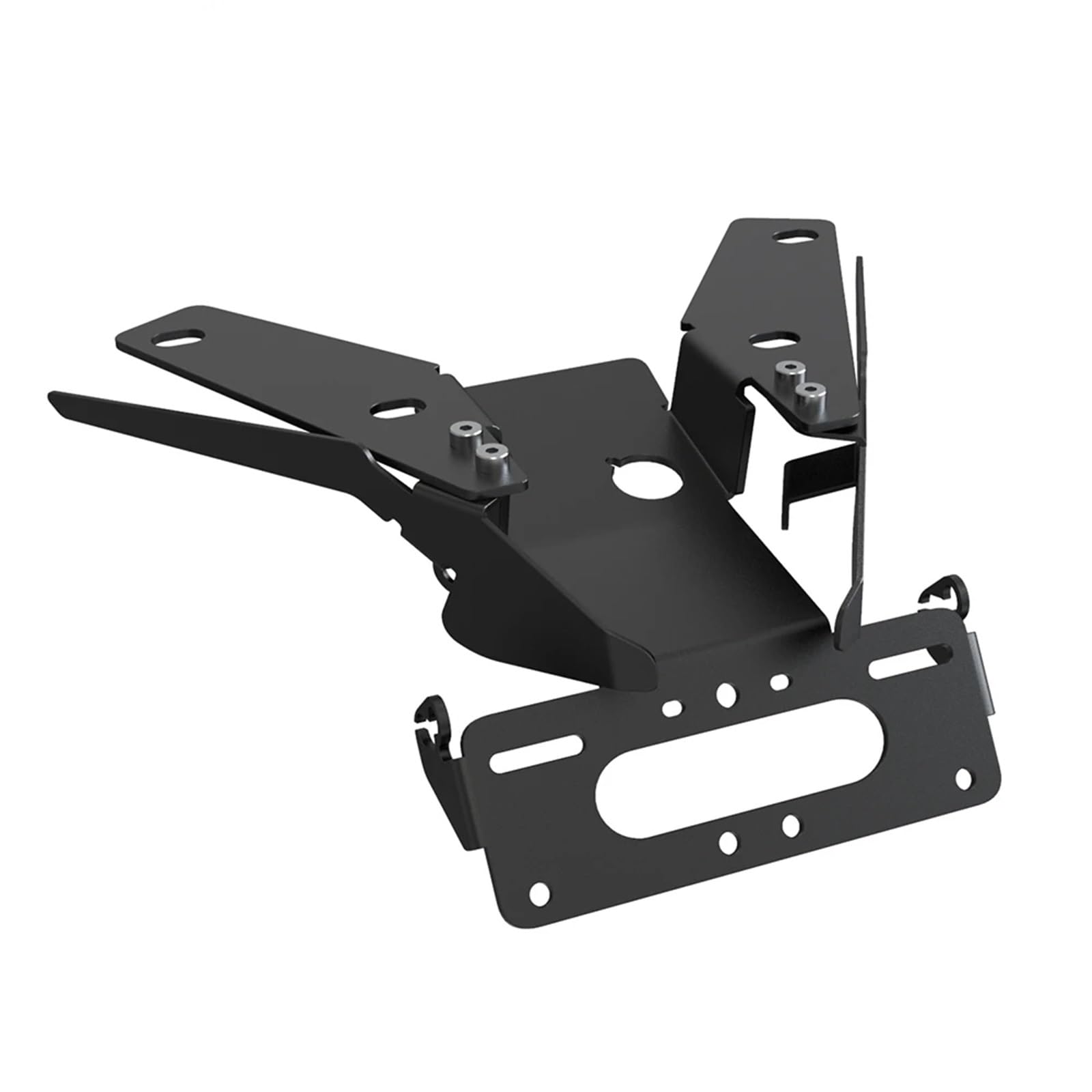 KOPQTEC Motorrad Kennzeichenhalter Kompatibel Mit Xadv Für 750 2021 2022 2023 2024 Motorrad-Kennzeichenhalterhalterung Heckkotflügel Für Eliminator-Kit(Black NO Light b) von KOPQTEC