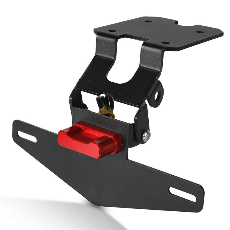 KOPQTEC Motorrad Kennzeichenhalter Kompatibel Mit YZF Für R15 Für V3 2017 2018 2019 2020 Motorrad-Kennzeichenhalterhalterung, Hinterer Heckfender Für Eliminator-Kit-Halterung(Red d) von KOPQTEC