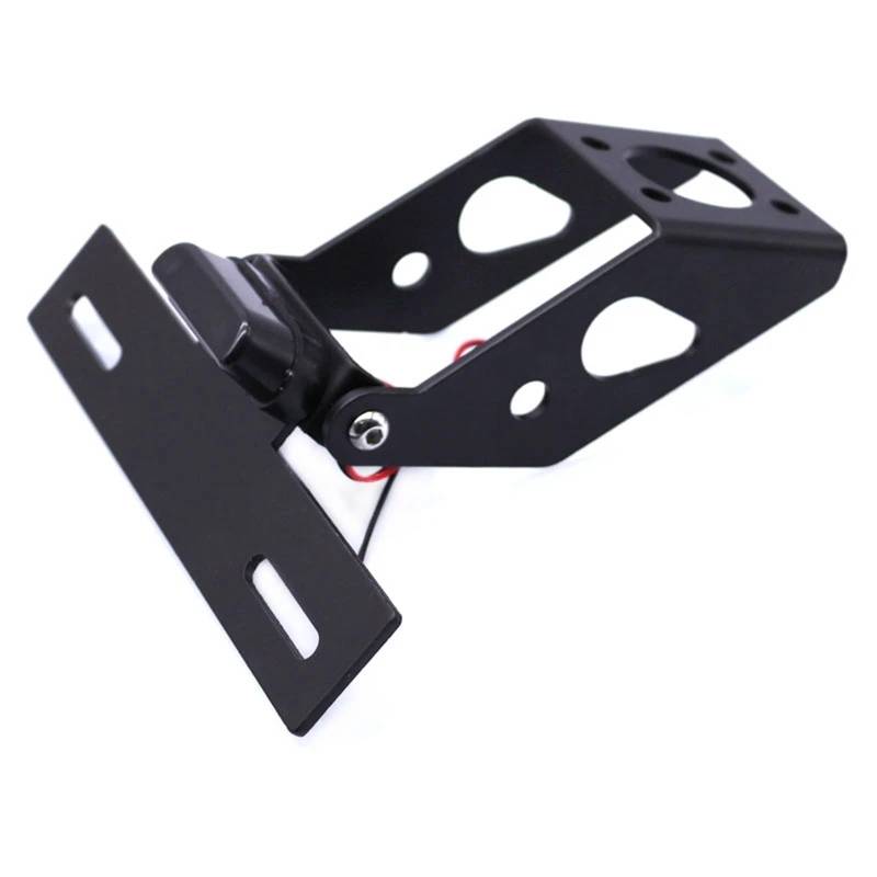 KOPQTEC Motorrad Kennzeichenhalter Kompatibel Mit YZF-R6 2008-2021 Motorrad Kotflügel Für Eliminator Kennzeichenhalter Kennzeichenhalter Mit Beleuchtung von KOPQTEC