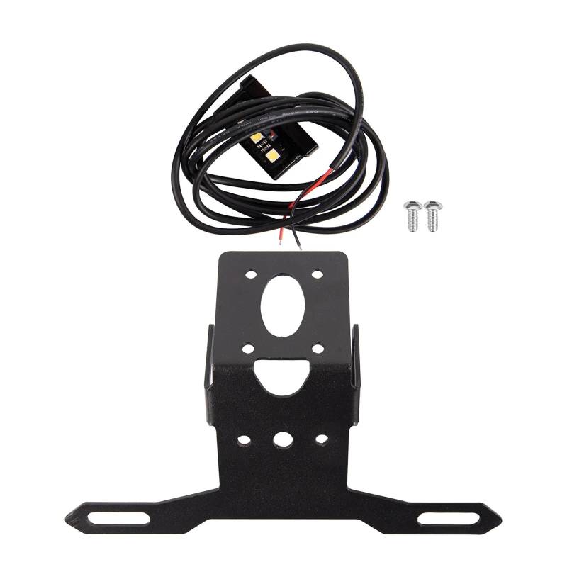 KOPQTEC Motorrad Kennzeichenhalter Kompatibel Mit YZFR6 2017 2018 2019 2020 Motorradzubehör Kennzeichenhalter Mit Heckklappe Für Eliminator-Ersatzkit von KOPQTEC