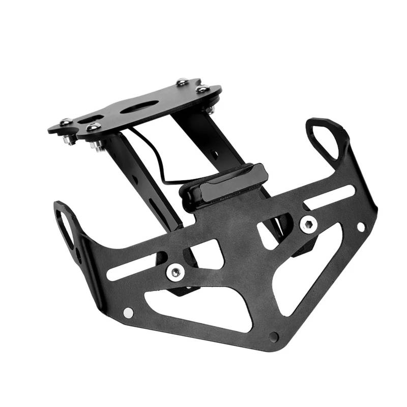 KOPQTEC Motorrad Kennzeichenhalter Kompatibel Mit Yamaha Für MT-09 Für SP 2021-2022 Kennzeichenhalter Motorradkotflügel Eliminieren Sie Den Registrierungshalterungs-Ersatzsatz(A) von KOPQTEC