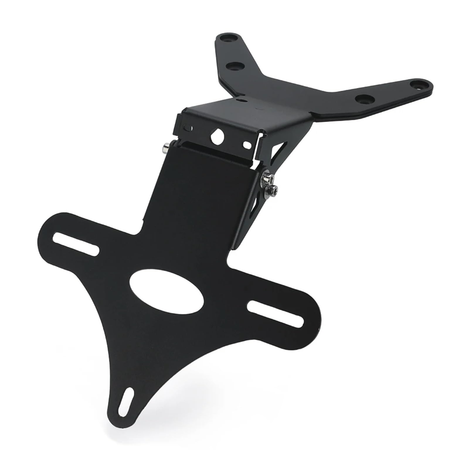 KOPQTEC Motorrad Kennzeichenhalter Kompatibel Mit Yamaha Für T-MAX 560 2022-2023-2024 Motorräder Kennzeichenhalter Kennzeichenrahmen Heckhalterung Ersatzsatz(A no Light) von KOPQTEC