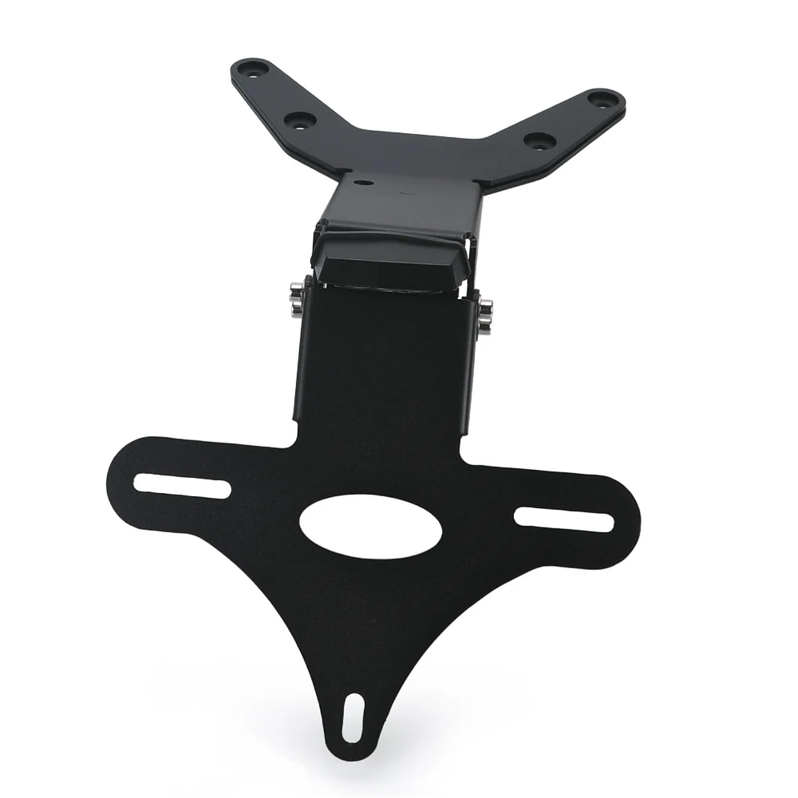 KOPQTEC Motorrad Kennzeichenhalter Kompatibel Mit Yamaha Für T-MAX 560 2022-2023-2024 Motorräder Kennzeichenhalter Kennzeichenrahmen Heckhalterung Ersatzsatz(A with Light) von KOPQTEC